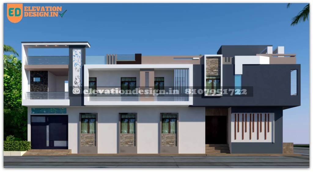 home elevation design single & double floor