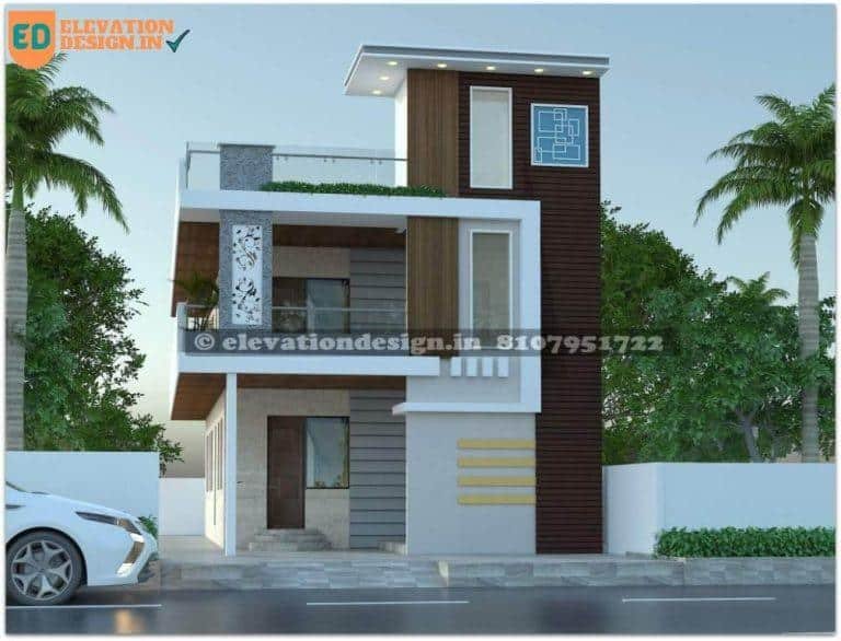 indian front house design
