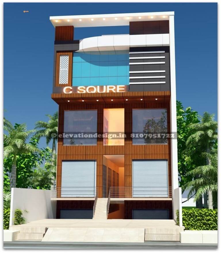 Image of acp design for 3 floor building
