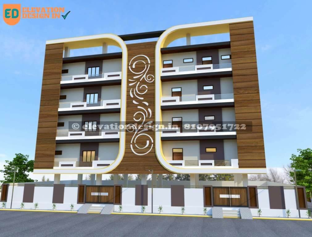 Image of best elevation for apartment design