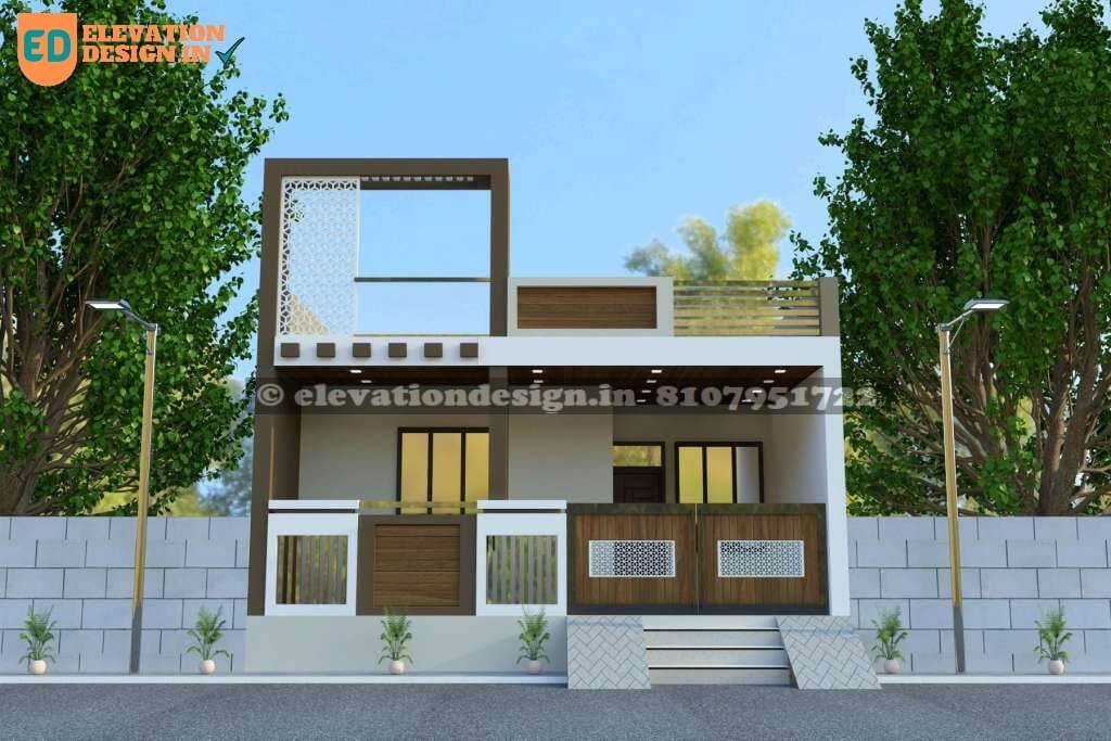 front elevation single floor