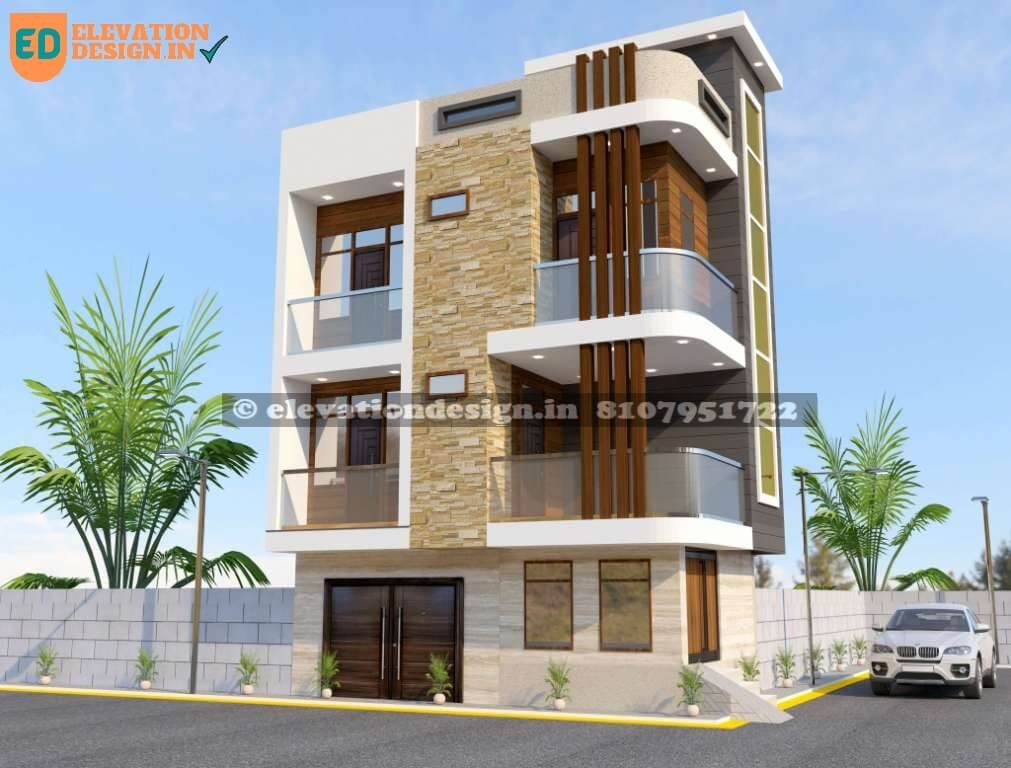 Image of small 3 floor building elevation