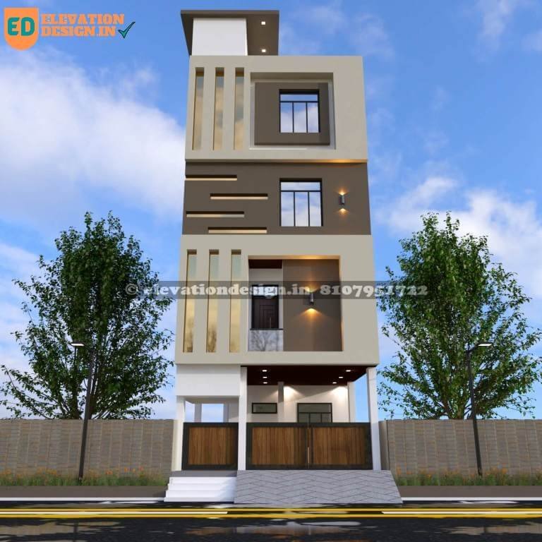 image of 4 floor small apartment 3d design