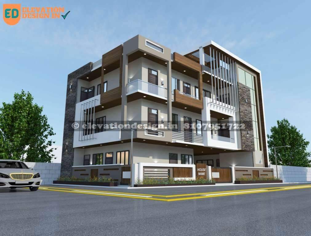 corner front design 3 floor