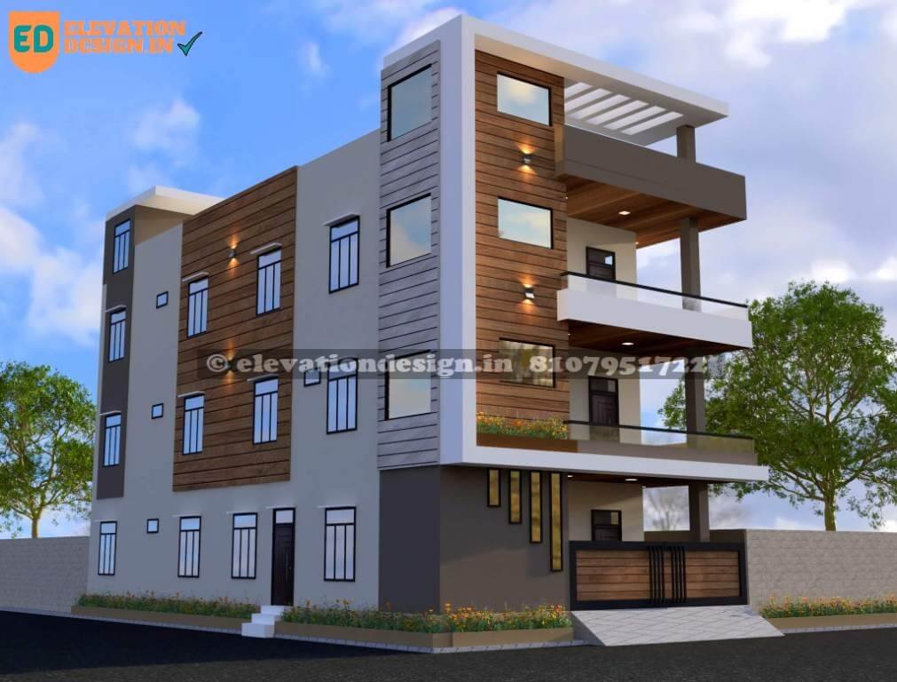 Image of 3 floor house color and paint design