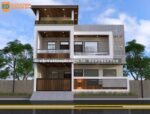 3d elevation of house