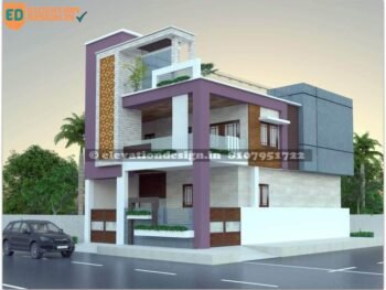 duplex house front elevation