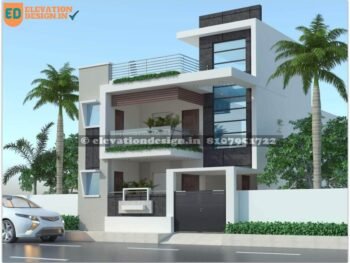 elevation designs for 2 floors building