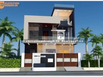 modern duplex house front elevation designs