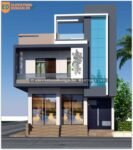 simple house front wall design