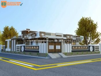 single floor simple house elevation