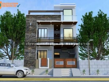 village normal house front elevation designs