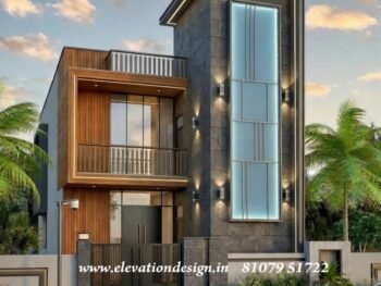 image of 3d elevation 2 floor house
