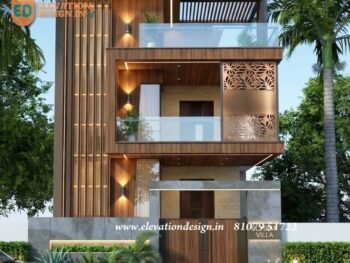 architecture 3d front elevation g+1