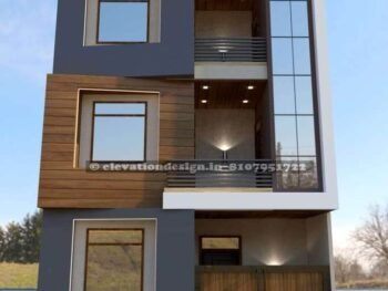 contemporary house elevation