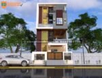 elevation designs for 3 floors building