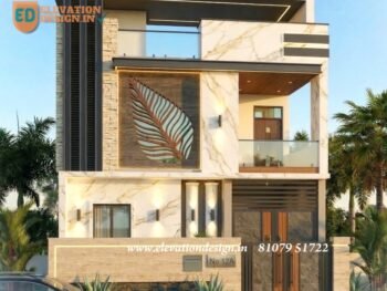 indian 2nd floor house front design