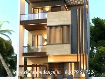 modern 3d front elevation