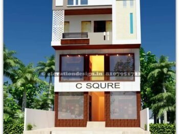 modern commercial building front elevation