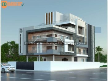 modern house front elevation