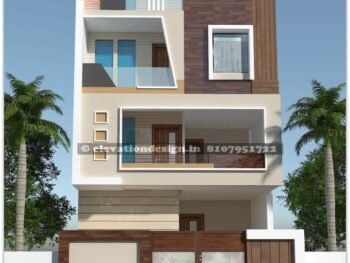 north facing house elevation