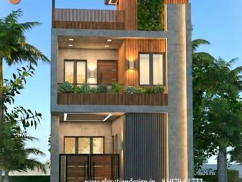 low budget 2 floor house design in village