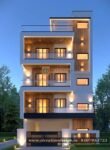 Simple Indian house design for g+3