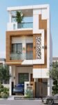 2 floor Indian house elevation