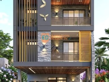 Contemporary front elevation