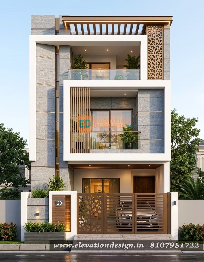 Contemporary house front elevation ideas Contemporary house front elevation ideas