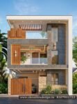 Luxury duplex front elevation design