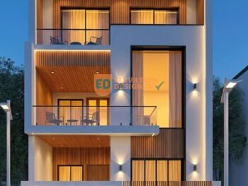 Three floor House front elevations