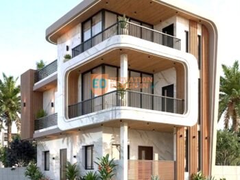 White house elevation for 2 story