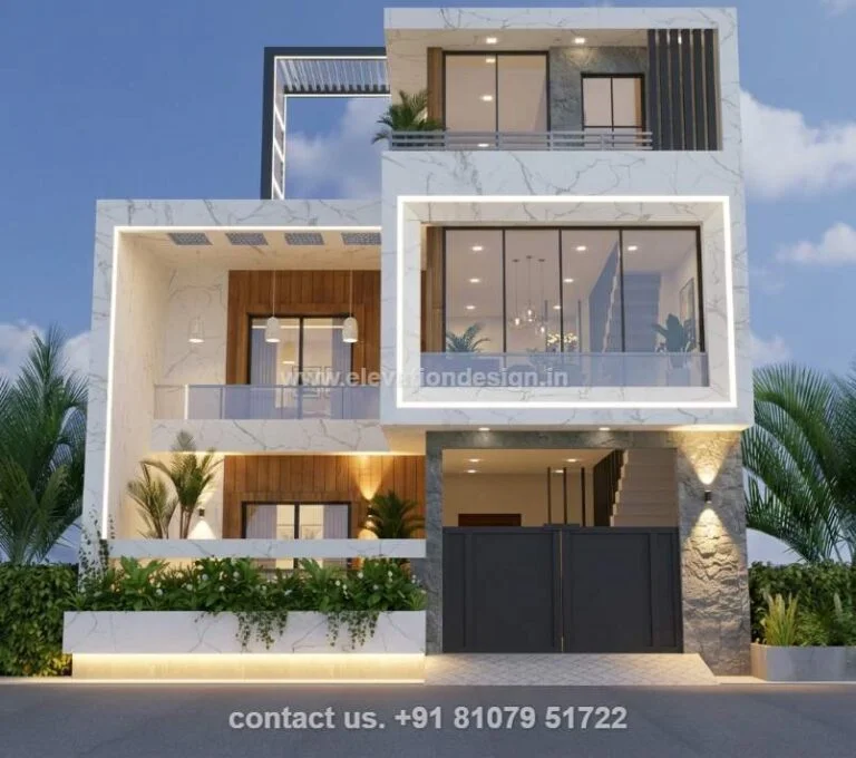 standard two story facade ideas 32 ft