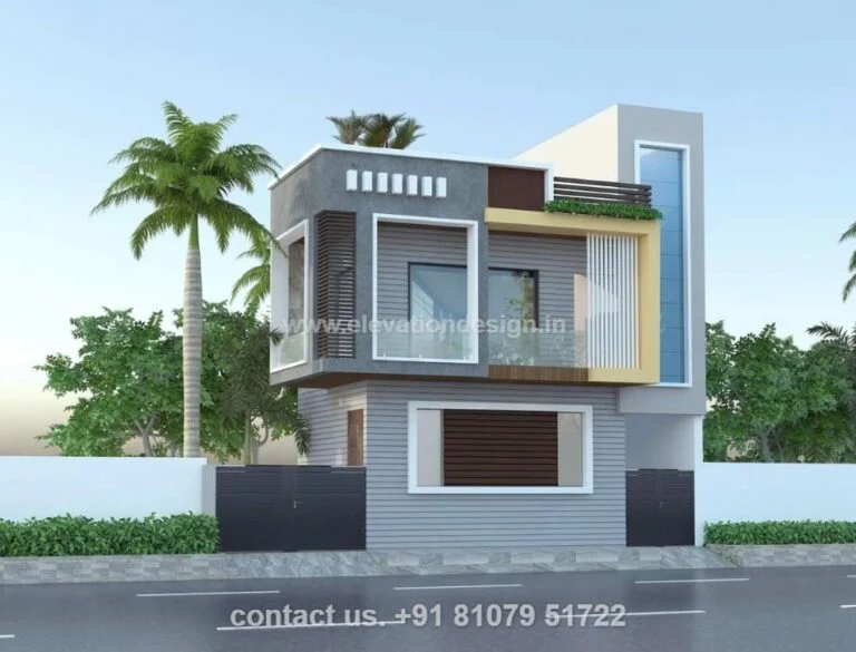 2 floor elevation with front balcony 25 ft
