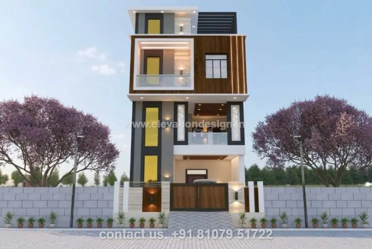 front elevation jali design 29 ft
