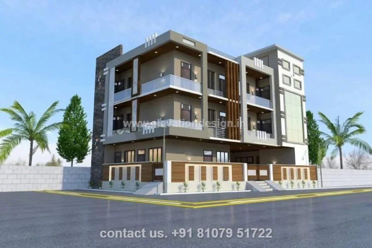 wide frontage g+2 house 50 ft
