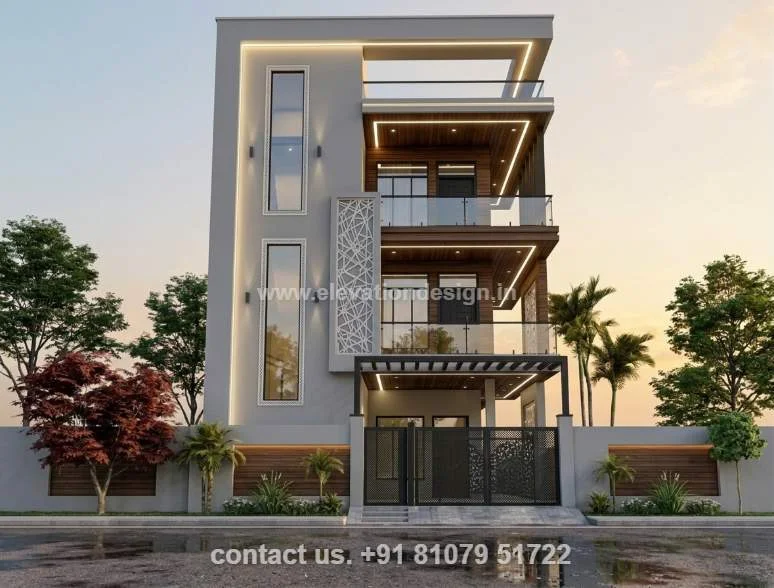 Best front elevation 38 ft