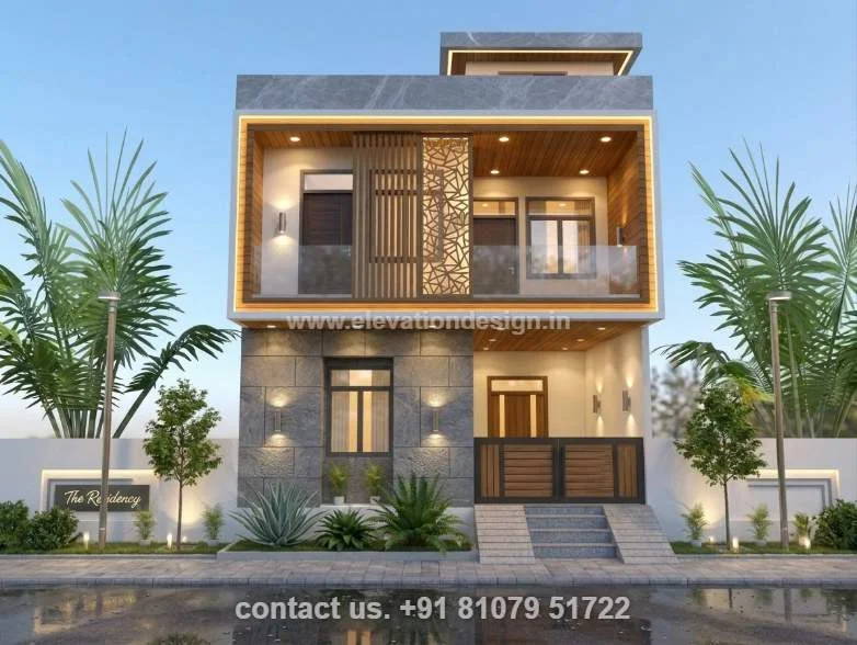Modern elevation design 22 ft