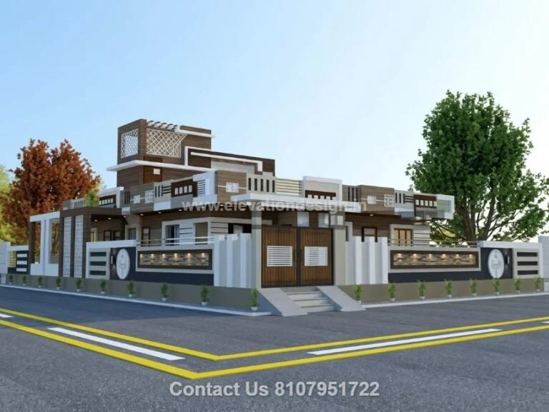 Best facade design for ground floor house 40 ft