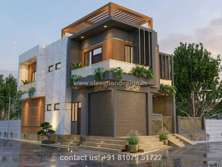 Stylish front elevation 25 ft