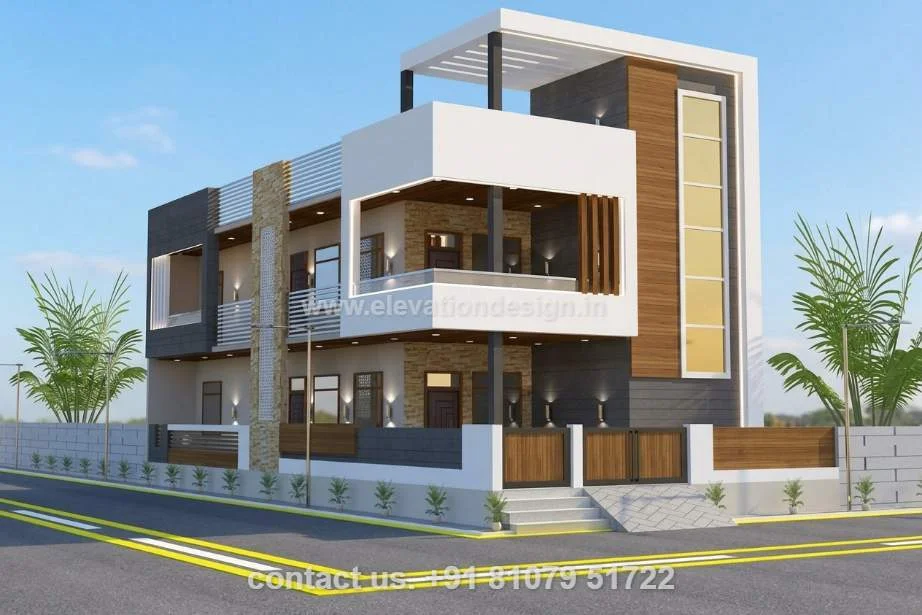 best 2 storey house exterior images 30 ft