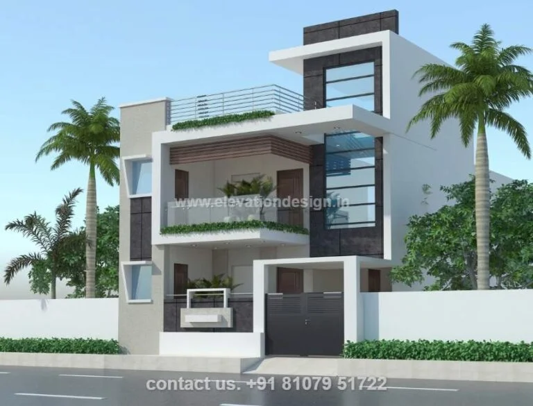 30x50 spacious two floor front view