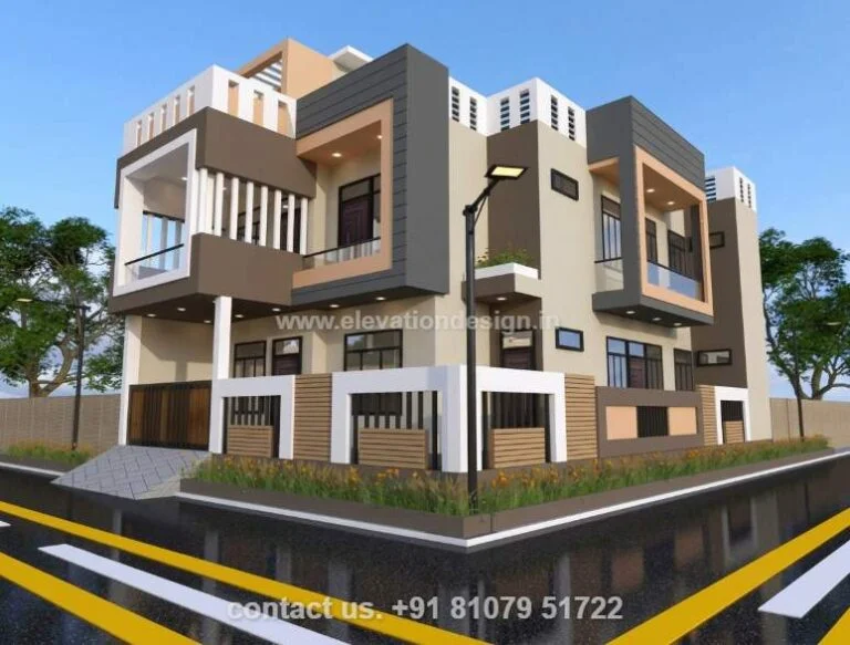 low cost normal house front elevation 35 ft
