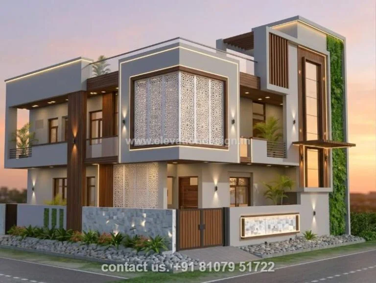 Latest front elevation design 39 ft