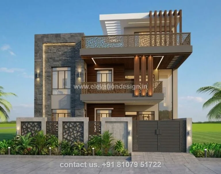 25x50 two level residential exterior