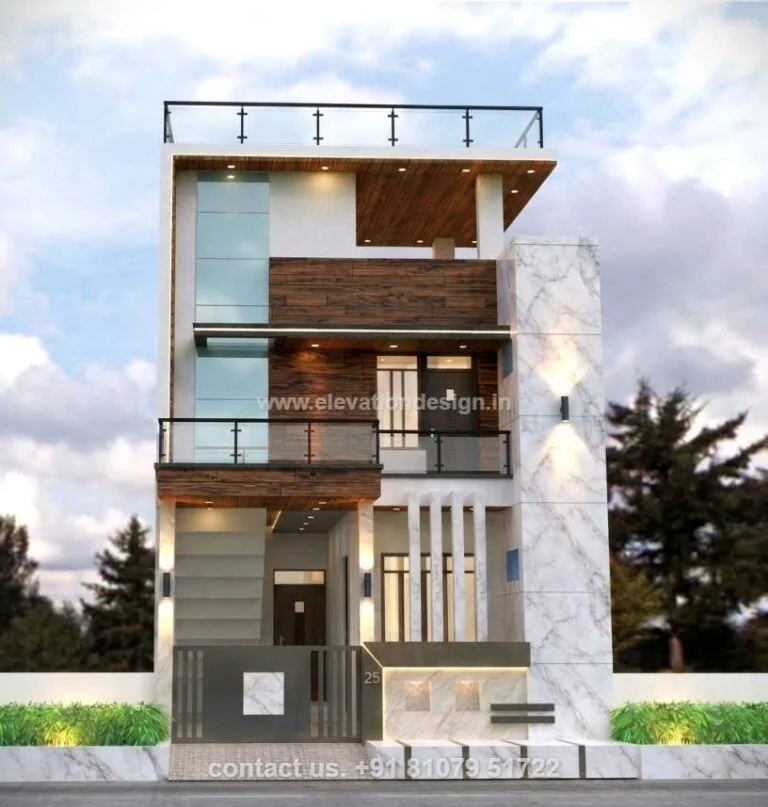 2 floor elevation with glass balcony 20 ft