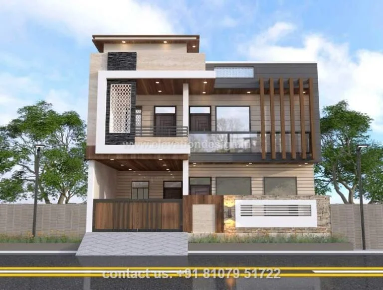 box style elevation two floor 29 ft