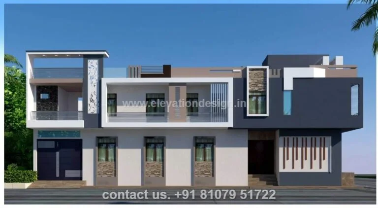 2 floor exterior design for 60 ft