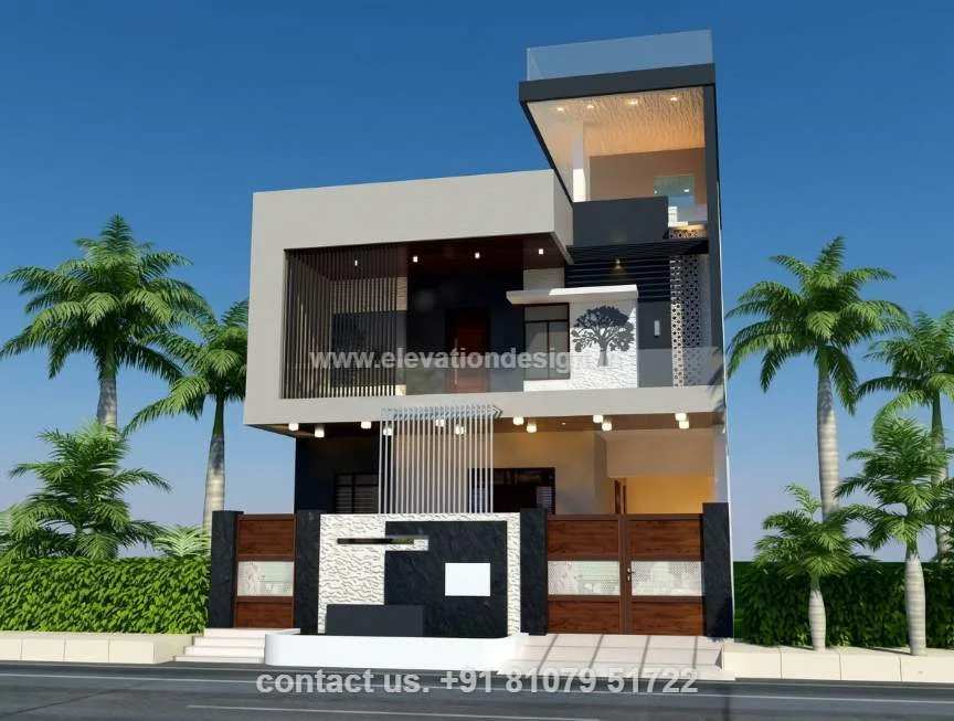 Budget friendly 2 floor exterior design 30 ft